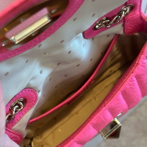 Kate Spade Pink Quilted Bag with Gold Chain - Picture 14 of 14
